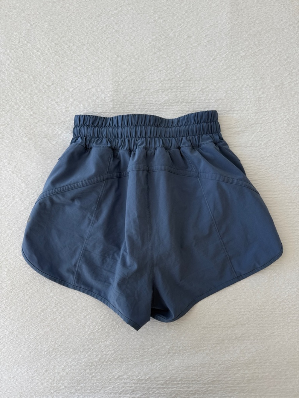 lululemon athletica Blue High-Rise Track That 3inch Shorts